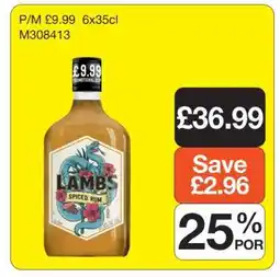 Makro Lambs Spiced Rum offer