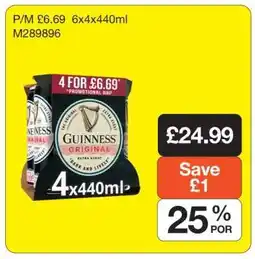 Makro Guinness Original 4x440ml offer