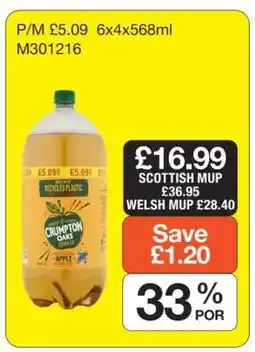 Makro Crumpton Oaks Cider offer