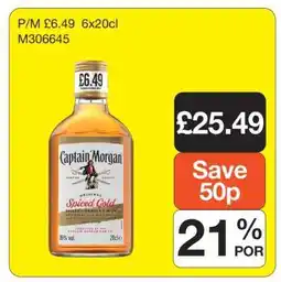 Makro Captain Morgan Spiced Gold offer