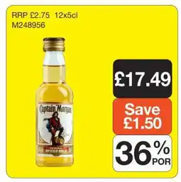 Makro Captain Morgan Original Spiced Gold offer