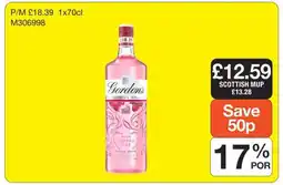 Makro Gordon’s Pink Gin offer