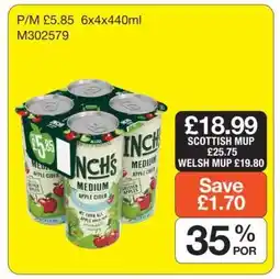 Makro Inch's Medium Apple Cider offer