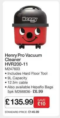 Makro Henry Pro Vacuum Cleaner HVR200-11 offer