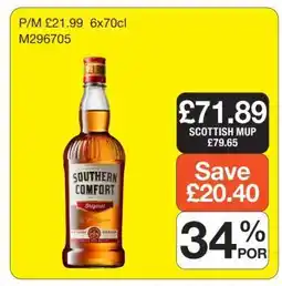 Makro Southern Comfort Original offer