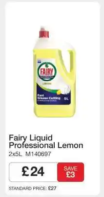 Makro Fairy Liquid Professional Lemon offer