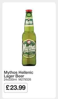 Makro Mythos Hellenic Lager Beer offer