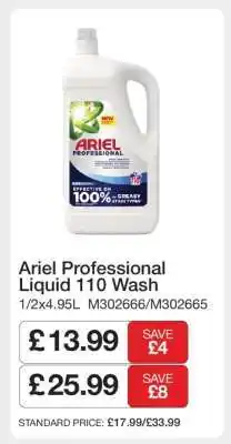 Makro Ariel Professional Liquid 110 Wash offer