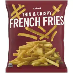 Iceland Iceland Thin & Crispy French Fries 1.25kg offer