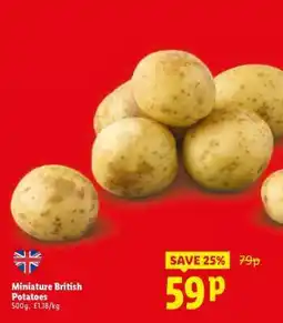 Lidl Miniature British Potatoes offer