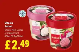 Lidl Vitasia Sorbet offer