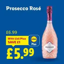 Lidl Prosecco Rosé offer