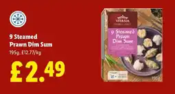 Lidl 9 Steamed Prawn Dim Sum offer