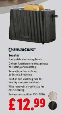 Lidl SilverCrest Toaster offer