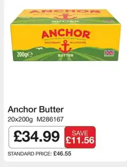 Booker Wholesale Anchor Butter offer