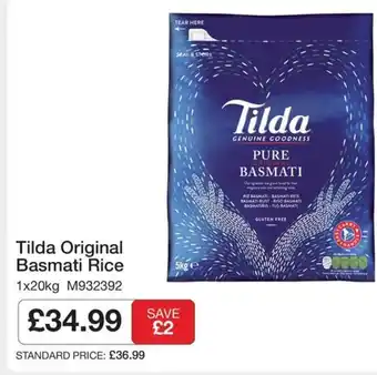 Tilda Original Basmati Rice