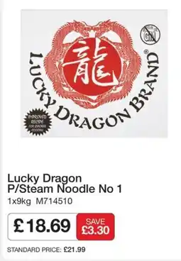 Booker Wholesale Lucky Dragon P/Steam Noodle No 1 offer
