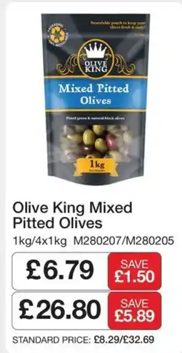 Booker Wholesale Olive King Mixed Pitted Olives offer