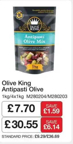 Booker Wholesale Olive King Antipasti Olive offer