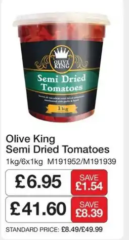Booker Wholesale Olive King Semi Dried Tomatoes offer