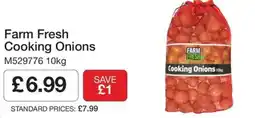 Booker Wholesale Farm Fresh Cooking Onions offer