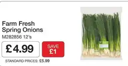 Booker Wholesale Farm Fresh Spring Onions offer