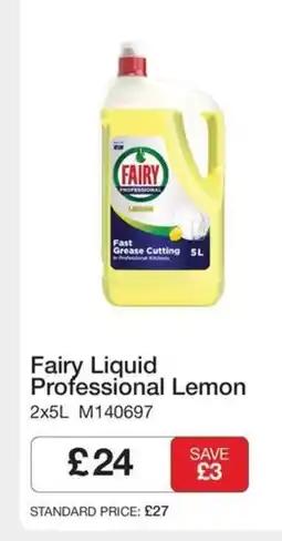 Booker Wholesale Fairy Liquid Professional Lemon offer