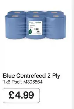 Booker Wholesale Blue Centrefeed 2 Ply offer