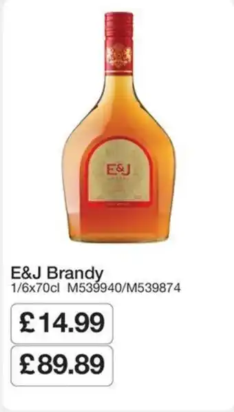 E&J Brandy