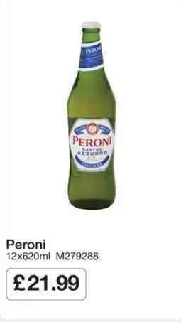 Booker Wholesale Peroni offer