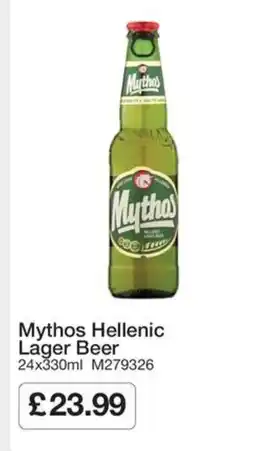 Booker Wholesale Mythos Hellenic Lager Beer offer