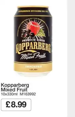 Booker Wholesale Kopparberg Mixed Fruit offer