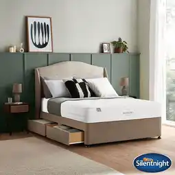Costco Silentnight Memory Pocket 2000 Mattress & Sandstone Divan in 4 Sizes offer