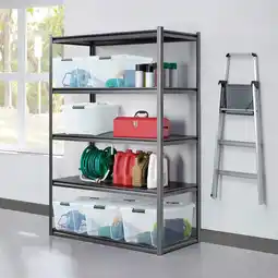 Costco Gorilla 5 Tier 6ft x 4ft x 2ft (183 x 122 x 61cm) Step Beam Heavy Duty Modular Storage Shelf Rack offer