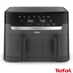Costco Tefal Easy Fry Essential Dual Air Fryer 8.3L, EY901HG offer