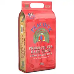 Costco Peacock Premium USA Easy Cook Long Grain Rice, 5kg offer