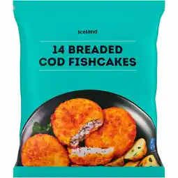 Iceland Iceland 14 Breaded Cod Fishcakes 700g offer