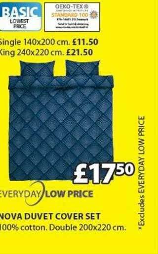 JYSK Nova Duvet Cover Set offer