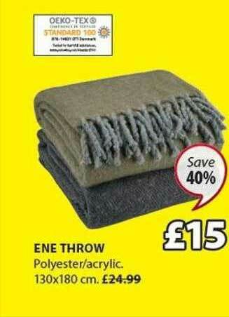 JYSK Ene Throw offer