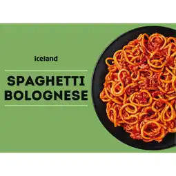 Iceland Iceland Spaghetti Bolognese 400g offer