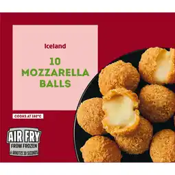 Iceland Iceland 10 Approx. Mozzarella Balls 200g offer
