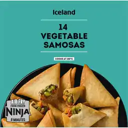 Iceland Iceland 14 (Approx.) Vegetable Samosas 210g offer