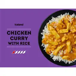 Iceland Iceland Chicken Curry with Rice 400g offer
