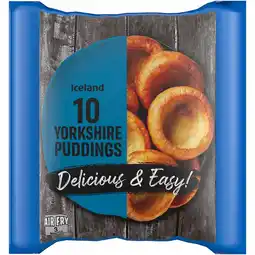 Iceland Iceland 10 Yorkshire Puddings 185g offer