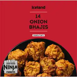 Iceland Iceland 14 (Approx.) Onion Bhajis 210g offer