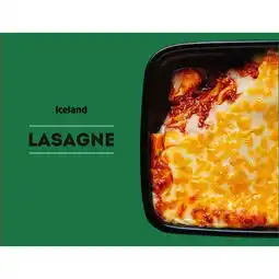 Iceland Iceland Lasagne 400g offer
