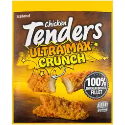 Iceland Iceland Chicken Tenders Ultra Max Crunch 450g offer