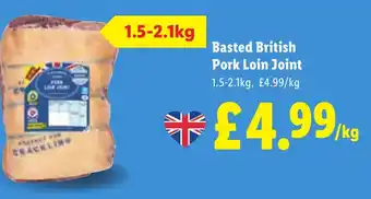 Basted British Pork Loin Joint