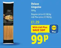 Lidl Deluxe Linguine offer
