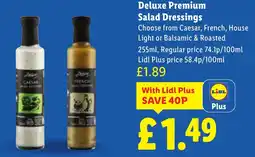 Lidl Deluxe Premium Salad Dressings offer